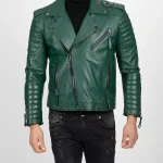 Buy Men’s Jordan Motorbike Leather Moto Jacket