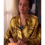 Buy Leighton Meester Gossip Girl TV Series Season 05 Blair Waldorf Yellow Robe For Women's Sale