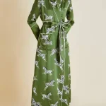 Deborah Vance TV Series Hacks Season 05 Jean Smart Green Zebra Print Robe