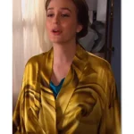 Gossip Girl S05 Leighton Meester Yellow Robe
