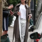 Londan Park 2026 Dua Lipa Grey Coat