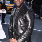 Joe 72 Hours Movie 2026 Kevin Hart Premiere Black Real Leather Blazer For Men's Sale