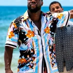 Kevin Hart 72 Hours 2026 Floral Printed Shirt