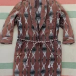 Shop Leonard Hofstadter Red Belted Wool Robe For Men's Sale